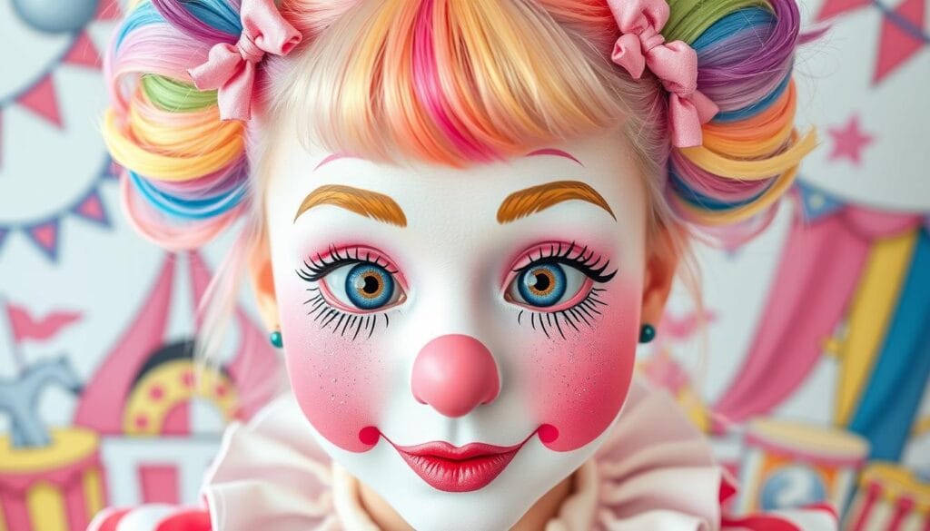 Cute Clown Makeup Kawaii Style