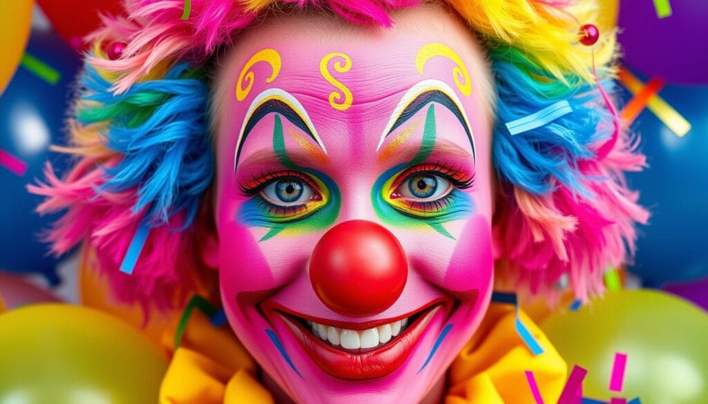 Rainbow Clown Makeup Inspiration