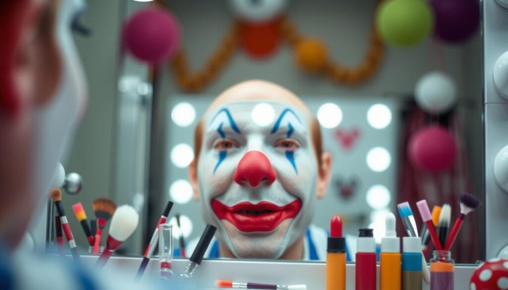 Clown Makeup Preparation Steps