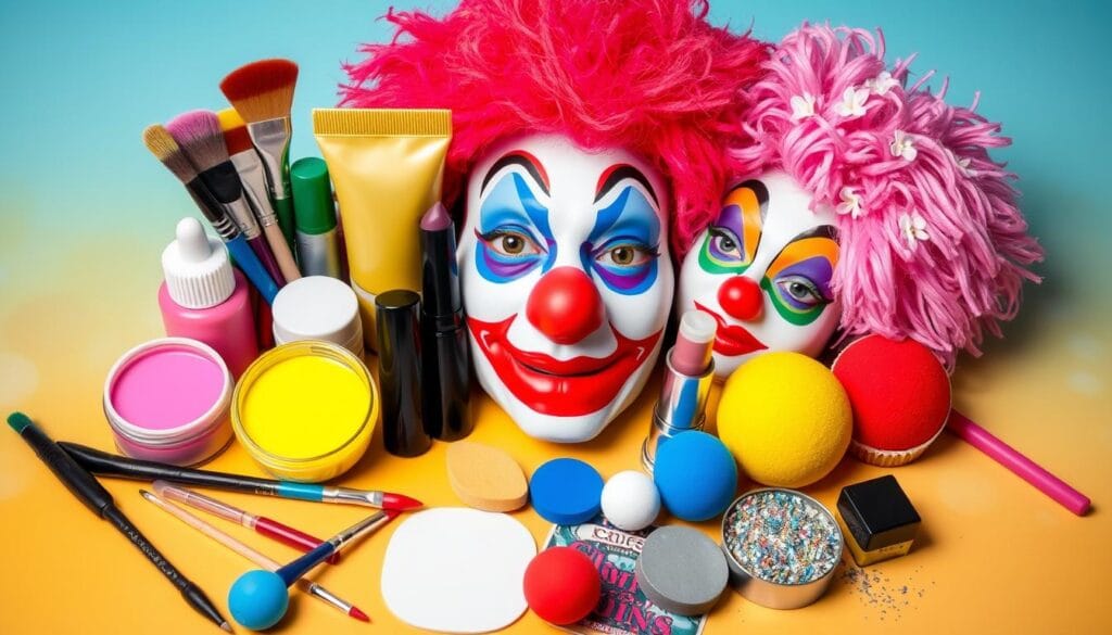 Clown Makeup Supplies Collection