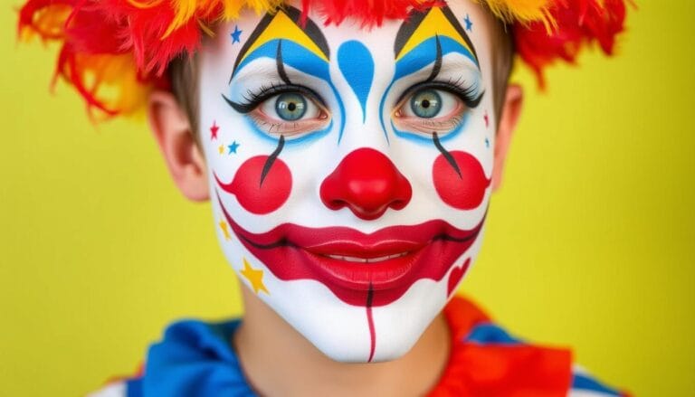 halloween face painting ideas clowns